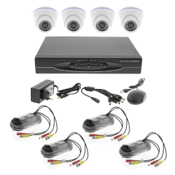 Pack Vigilância CCTV 720p 4 Canais HD